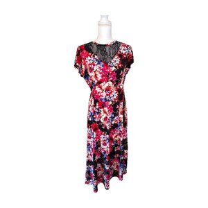 Torrid Floral Lace Midi Dress – Size 0 – NWT